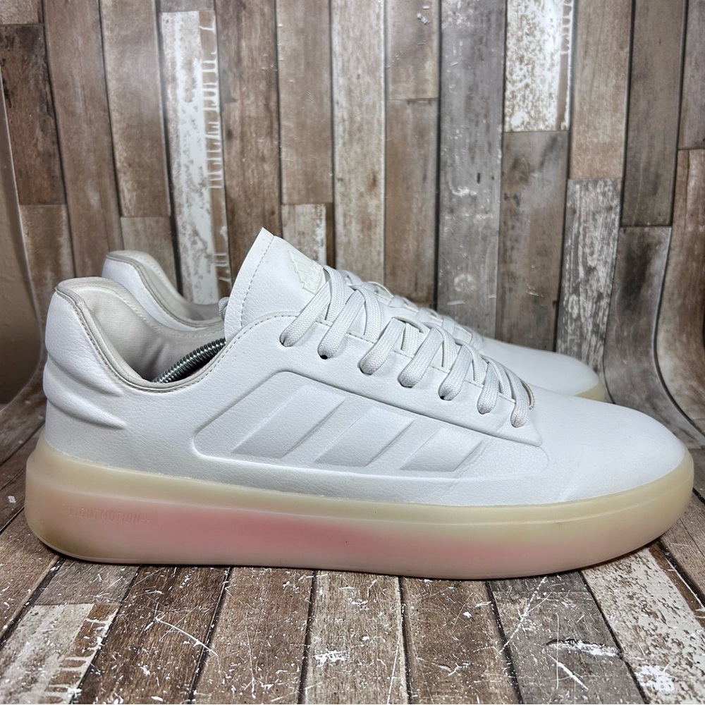 Adidas Zntasy Sneakers Men Shoes Size 13 White Bright Red GZ2294